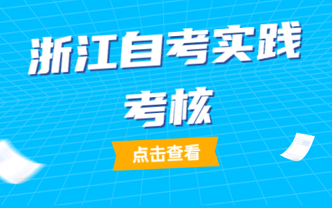 浙江自考實(shí)踐考核包含哪些類(lèi)型